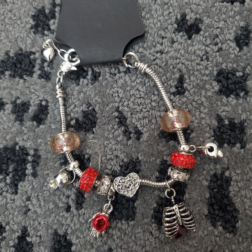 Handmade Custom Pandora Look Alike Charm Bracelet
